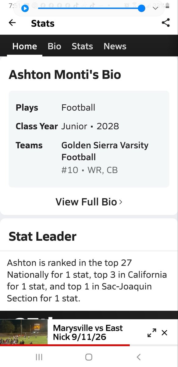 AshtonMonti's tweet photo. Always getting better 🏈 
Coming for it all https://t.co/krMLElXSM6