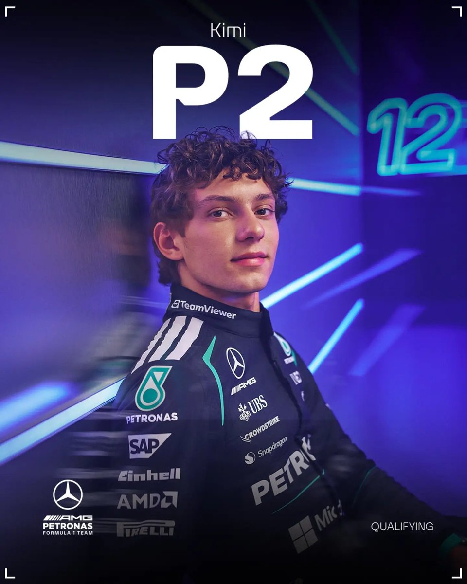 F1Mercedesrp's tweet photo. YES KIMI!! 🙌
On the front row in Madrid, let's go 👊

#F1RP #SpanishGPRP @Formula1FRP https://t.co/OXOAKp9kNw