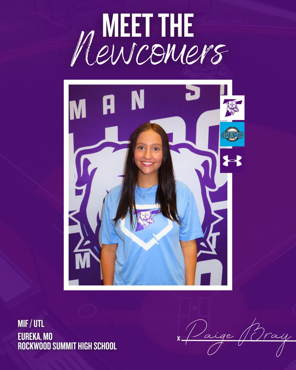 trumanstatesb's tweet photo. 🐾 MEET THE NEWCOMERS 🐾

First up in our newcomer spotlight series… Paige Bray!💜

We’ll be sharing a newcomer Q&amp;A every day leading up to our first fall gameday, so check out Paige’s Q&amp;A and get to know our newest Bulldogs! 👀

#gobulldogs | #setitearnit | #bulldogpride https://t.co/c1OR6JW3XA