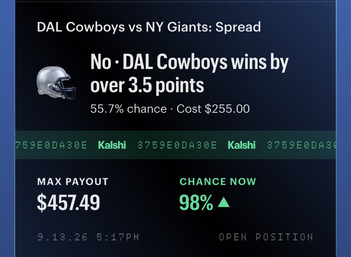PicksWithSly's tweet photo. Cash The New York Giants +3.5 ✅🤑 sent in the discord . Make sure to follow and join for free ‼️ WE DEM BOYZ !! Hahah #BigBlue https://t.co/LIVbFylC8d