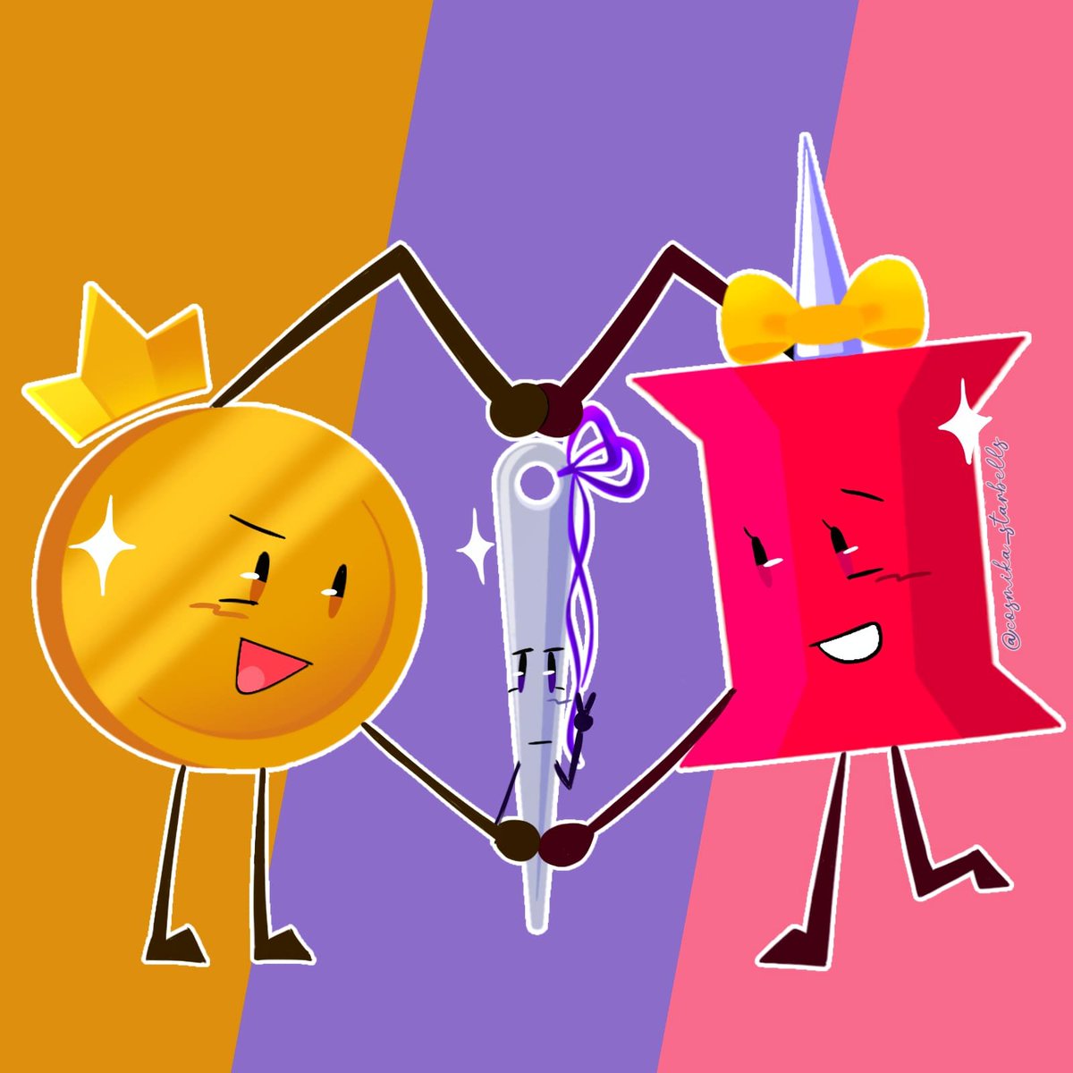 Cosm1kastar's tweet photo. The Woah Bunch Trio!!
Aka Coiny, Pin, and Needle:)
@needlecoinpin
#osctwt #bfdi #coiny #pinbfdi #needlebfdi https://t.co/7UsGP1nIpo