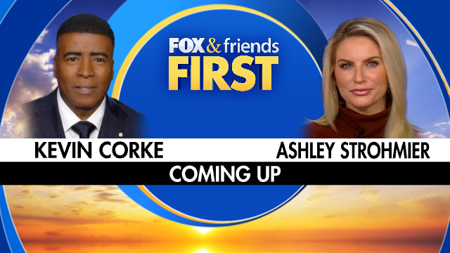 FoxFriendsFirst's tweet photo. Don't Miss A Very Special Morning On Fox &amp; Friends First When Kevin Corke And Ashley Strohmier Take Over The Anchor Desk! https://t.co/Leti86eghU