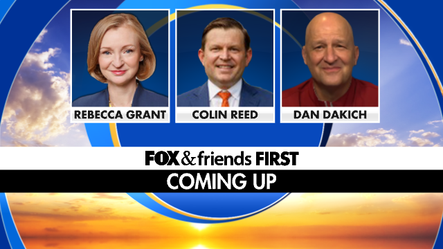FoxFriendsFirst's tweet photo. Coming Up On Fox &amp; Friends First!
@rebeccagrantdc @ColinTReed @dandakich https://t.co/NRNSVaww8e