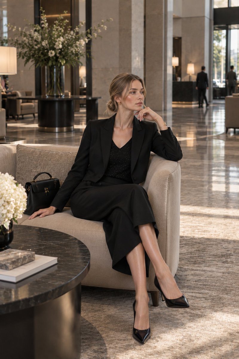 MARYLING_'s tweet photo. She doesn’t wait for a seat at the table. She creates her own. 
Tailored confidence for a woman in charge of her own story.
#MARYLING #WomenInBusiness #PowerDressing #ExecutiveStyle #OfficeStyle #ModernWoman #QuietConfidence #Workwear #LuxuryFashion #WomensFashion https://t.co/gpHQMi1OOa