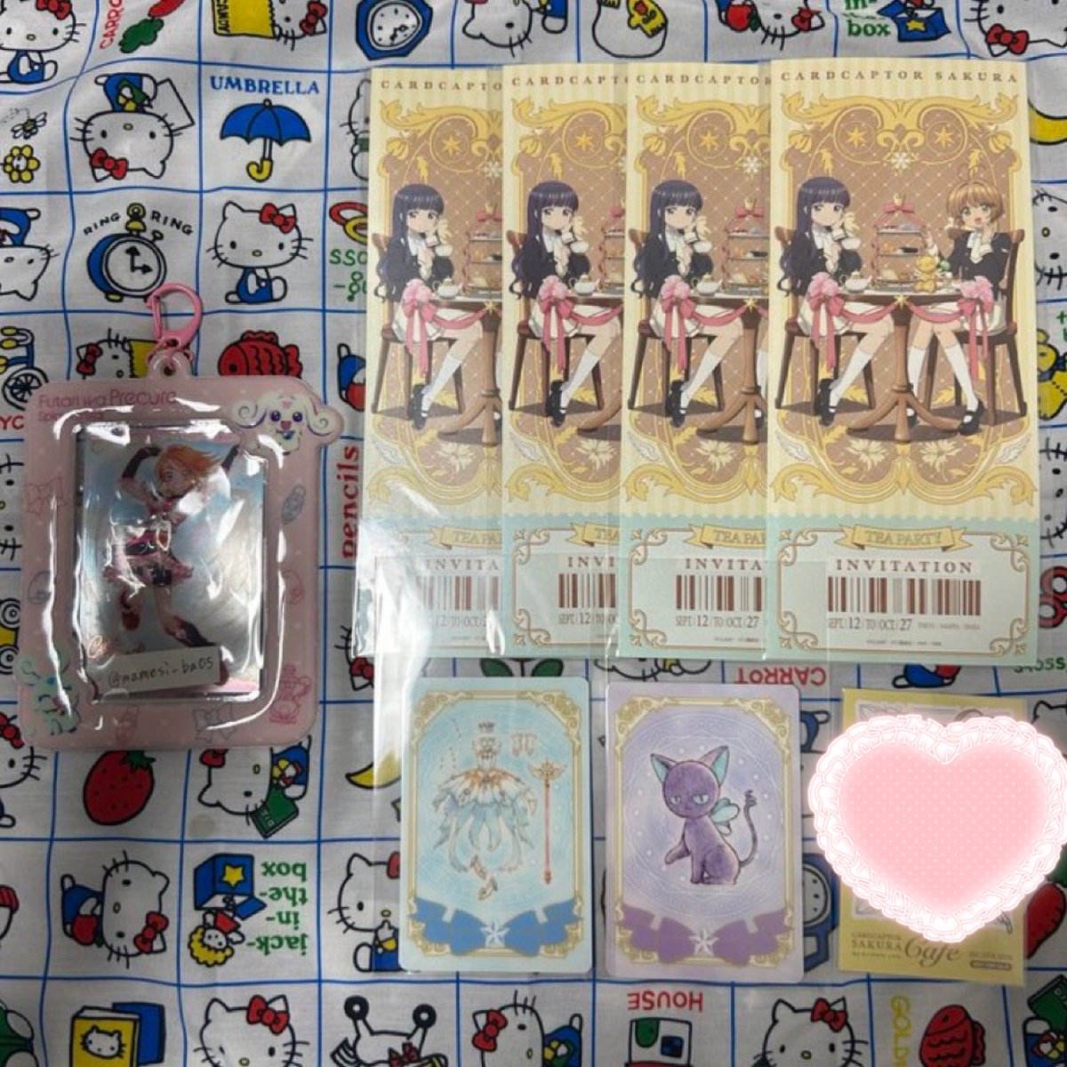 mamesi_ba05's tweet photo. 【交換】カードキャプターさくら クリアカード編× SMILE BASE CAFE コラボ　カフェ　コースター　特典

【譲】さくら、ケロちゃん、知世、小狼、秋穂、海斗、雪兎、桃矢、ユエ　月、スッピー、モモ　

【求】マーク

名古屋手渡しまたは9/21新大阪またはなんばでの手渡し交換
お気軽にお声掛けください https://t.co/WWjlJiTWsa