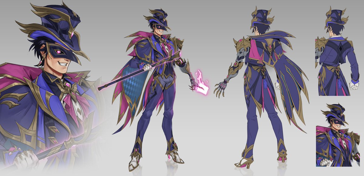 nick_ormsby's tweet photo. Magician Phantom Thief 🪄 #conceptart #characterconceptart #characterdesign https://t.co/hmLL2NkJMw