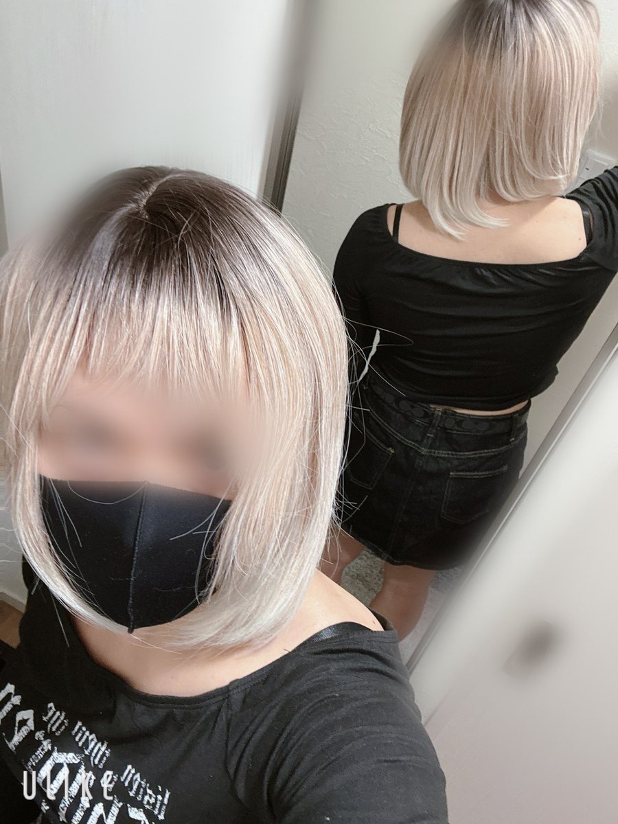 666yamada3's tweet photo. New、ウィッグ、服買いました👚
どうですか？ #女装 https://t.co/EmAxOFGUdN