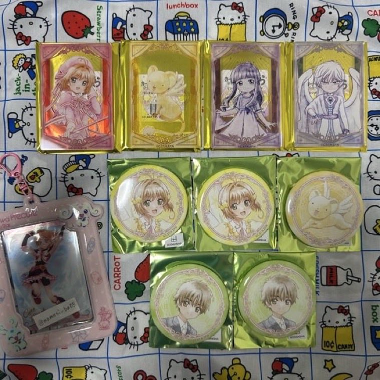 mamesi_ba05's tweet photo. 【交換】カードキャプターさくら SMILE BASE CAFE コラボ　カフェ

【譲】缶バッジ、クリアアクリルカード
さくら、小狼、ケロちゃん、知世、月　ユエ

【求】👑>💖>💕
カードさくらは同種制服さくらとの交換のみ
譲バッジ⇄求カードでも交換可能

名古屋または9/21新大阪またはなんばでの手渡し交換 https://t.co/mdh03g28uD