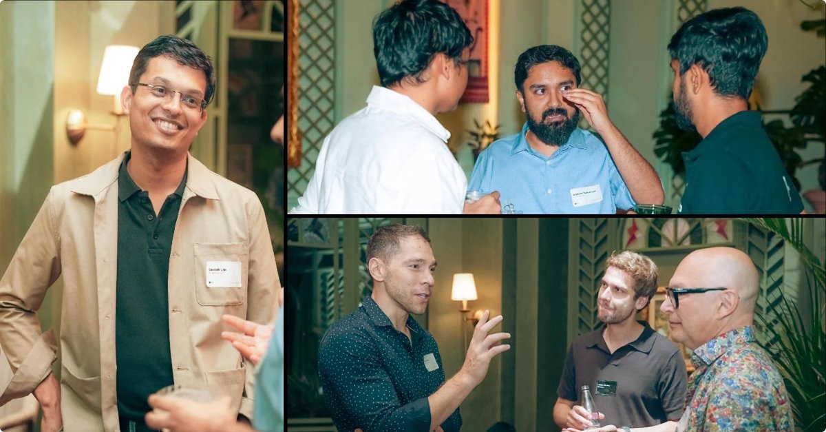 rtpvc's tweet photo. In Great Company 🥂 
15 years in India. 70+ companies backed. One evening to say thank you properly.

In 2011 we arrived here knowing almost no one. Earlier this week, we filled a room with the founders and friends who have made every year since worth it. https://t.co/FPdLK2hXwZ