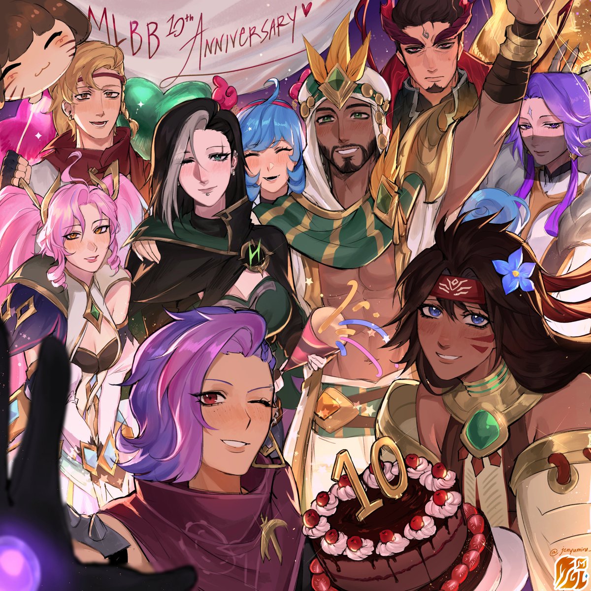 cherriyumi_'s tweet photo. mlbb 10th anniversary v2 w other implied fave ships hehe

#mlbb #khaleedetta https://t.co/Dm2MZJPx2L