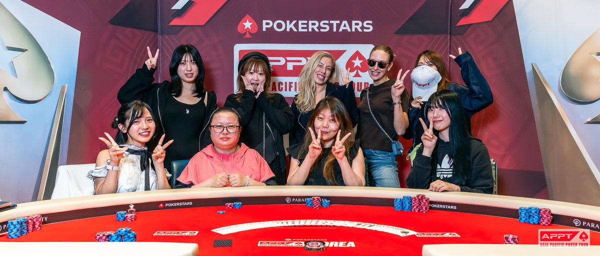 PokerMedia_L3's tweet photo. 【速報】Sayaka Takahashiさん、Ladies Event優勝🏆🇯🇵

韓国・仁川で開催中の「APPT Korea 2026」

46エントリーで争われた
『Event #60 ₩300,000 Ladies Event』で、
Sayaka Takahashiさんが見事優勝🔥

🏆1位 Sayaka Takahashiさん／約46万円

4位 Keiko Takemuraさん／約15.3万円
5位 Hiroka Fujitaさん／約12万円
6位 Yuki Takahashiさん／約9.4万円

46エントリー中、日本勢は38エントリー🇯🇵
さらに入賞6名のうち4名を日本勢が占める結果となりました！

Sayaka Takahashiさん、優勝おめでとうございます！👏
#APPTKorea #ポーカー