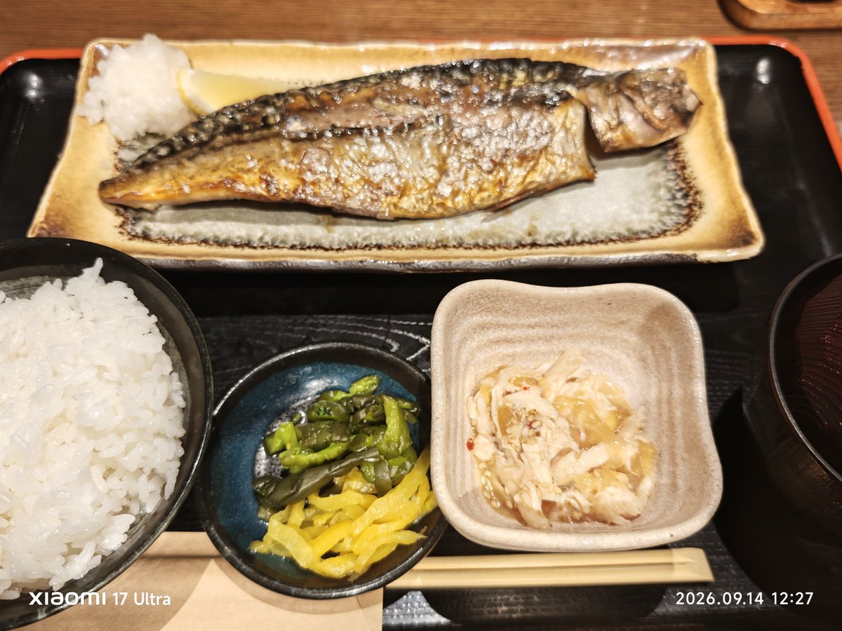LeoGoto_SWL's tweet photo. 今日のランチは、サバ定食です。 https://t.co/ceJFPE9v5P