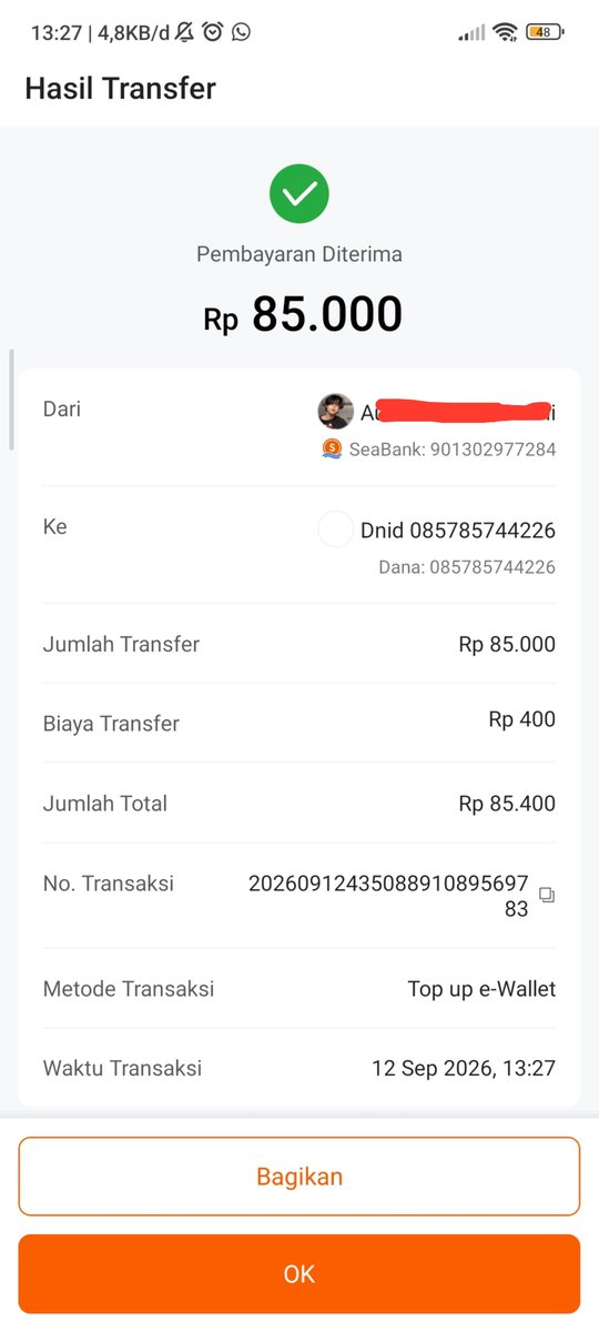 yourmoozes's tweet photo. help! qrt #penipuan #wts #bu #wtb 
guys hati-hati yaa 😭 
awalnya nemu akun tiktok @.fegiurgaj2 / babamoni, terus aku chat dan deal beli rice cooker Miyako 1,2 L. Aku transfer 85k lewat SeaBank ke DANA 085785744226 tanggal 12 September. https://t.co/O0I681foYI