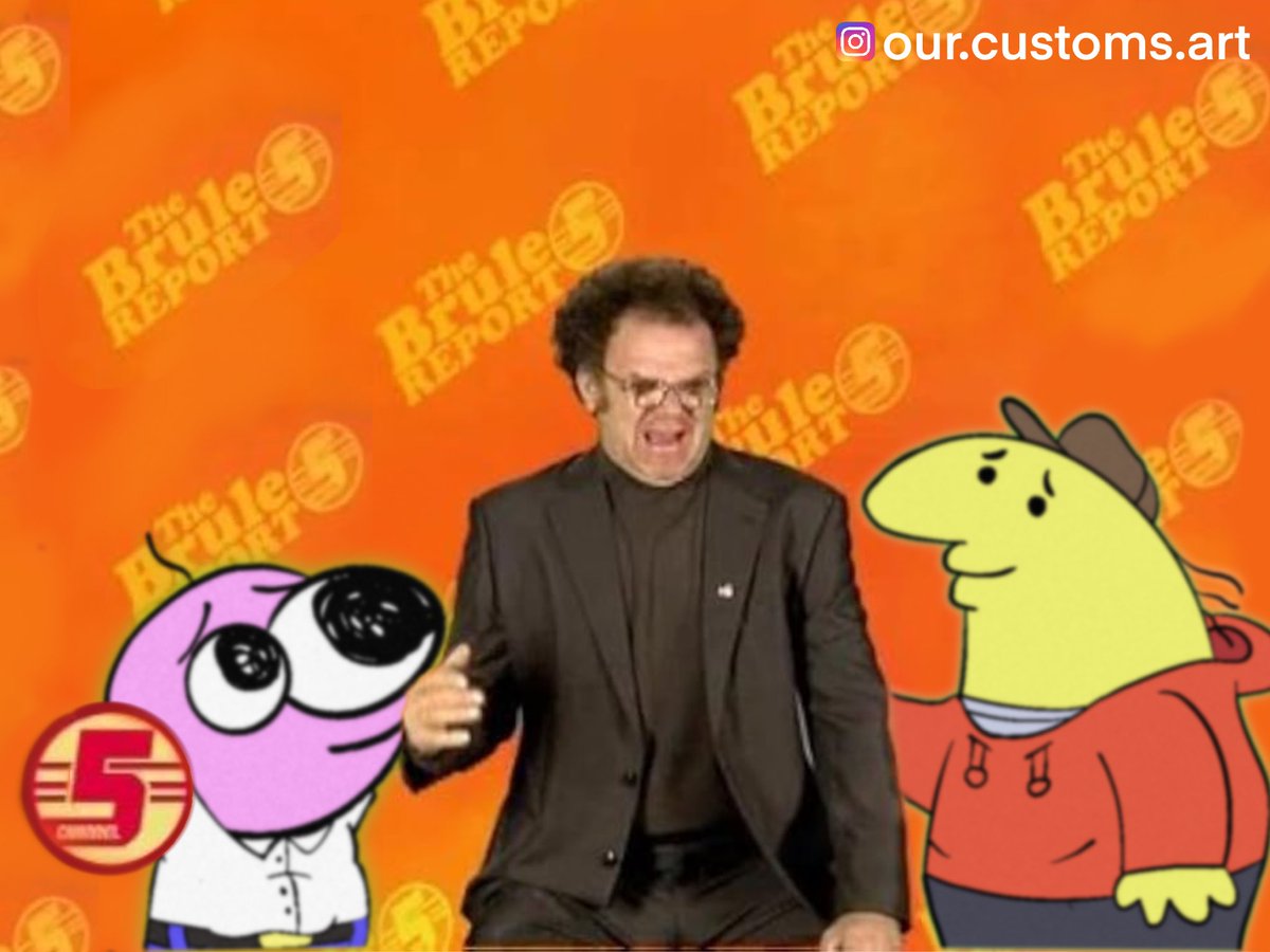 Our_Customs's tweet photo. This #smilingsunday the smiling friends are trying to help the hapless news anchor Dr. Steve Brule check it out on channel 5 news with Jan and Wayne!
#smilingfriends #stevebrule #checkitout #adultswim https://t.co/kEdwZLfChe