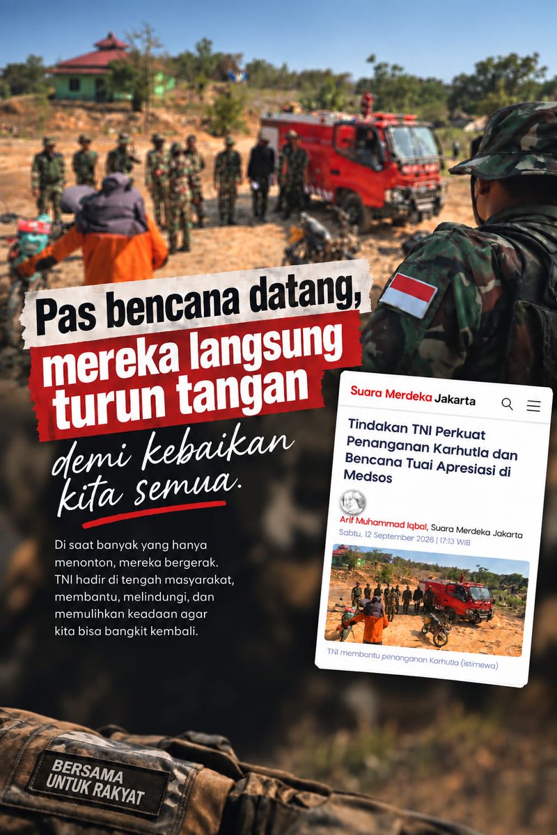 CandraDwee's tweet photo. Semoga semua titik api bisa segera dikendalikan. Bapak bapak TNI yang berada di lapangan, semoga selalu diberi perlindungan.
#SetiaUntukRakyat https://t.co/cFthNu41tL