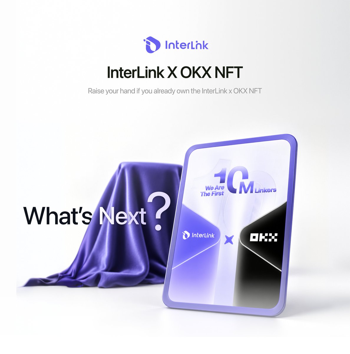 inter_link's tweet photo. 🙋 Raise your hand if you already own the @inter_link x @okx NFT!

What do you think comes next? 👀

Drop your guess below.

#InterLink #ITL #ITLG #OKX