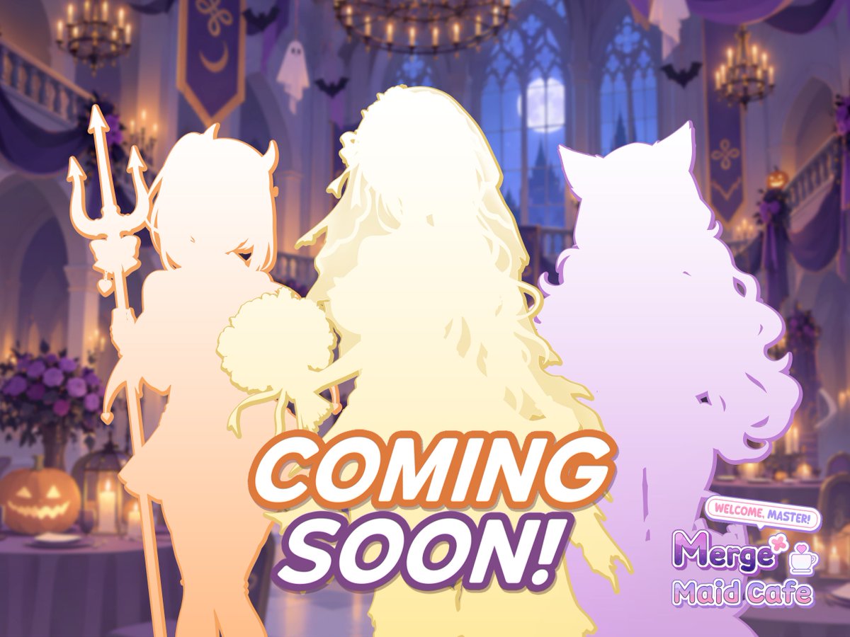 mergemaidcafe's tweet photo. Coming Soon!

#マージメイドカフェ #mergemaidcafe https://t.co/AgQD56Rf0i