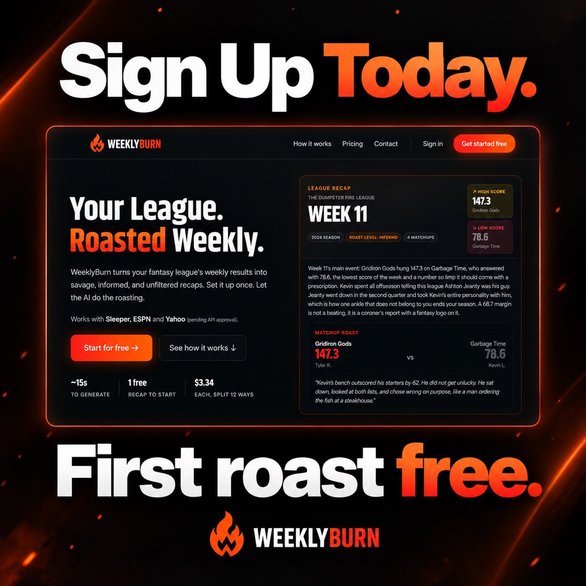 WeeklyBurn tweet picture