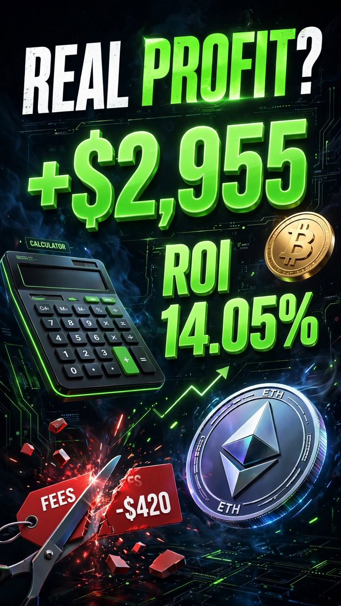 CryptonicTools's tweet photo. Your trade was +14% but you're still in loss.

Fees ate it.

Calculate your REAL profit, ROI &amp; break-even before you sell:

https://t.co/cbxkhWb4Ei

Free. No signup. Runs in browser. https://t.co/pK0bWYhgLR
