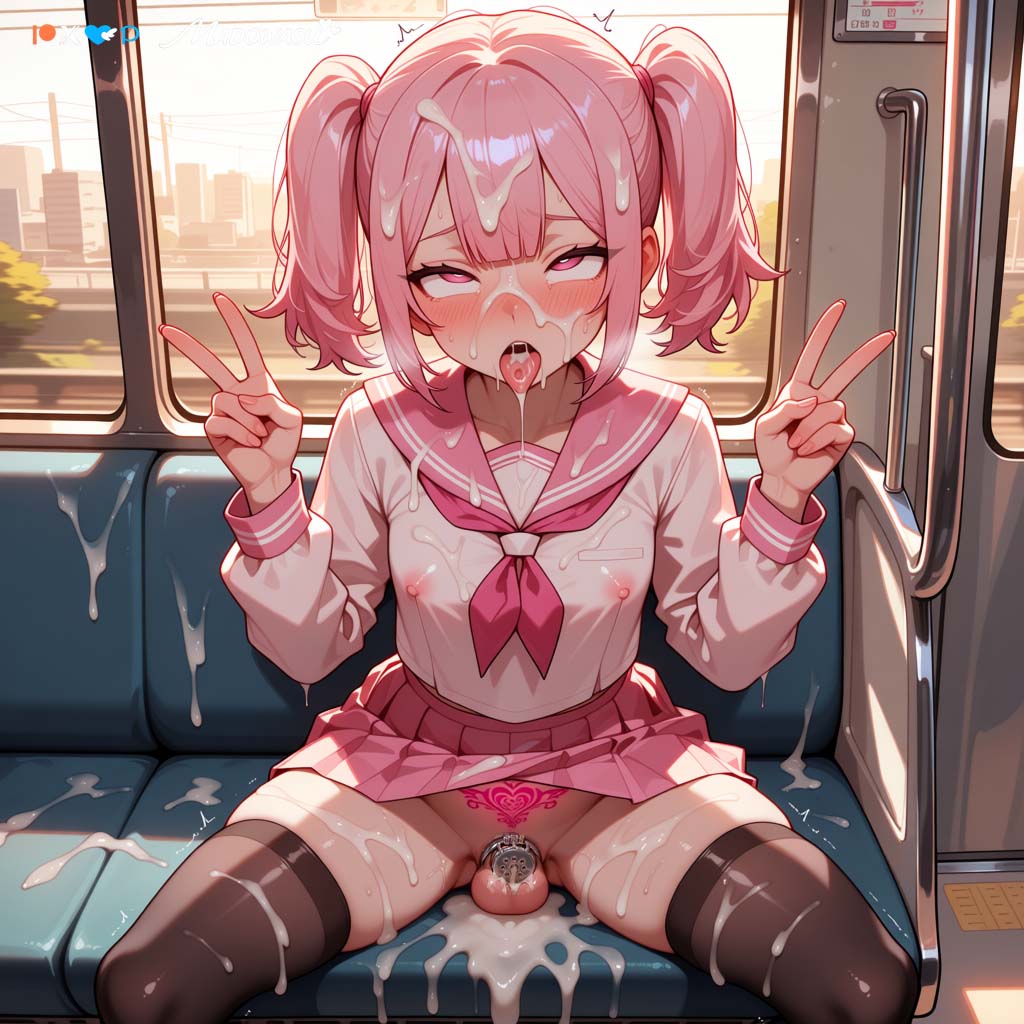 MadowasuAI's tweet photo. 🚇🔥 Black guys caught a sissy student in the metro

Fucked her hard and gave her a messy bukkake right in the train car 😩💦

Face, tits, mouth — covered in cum 😈

#BBC #Sissy #Femboy #Whiteboi #NSFW #Trap #Chastity https://t.co/9bnIjQ6F21