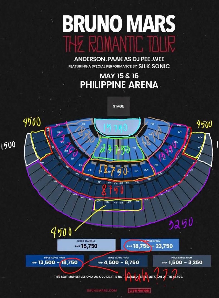 CherylL48ki's tweet photo. Wts/LFB
Bruno Mars - The Romantic Tour PH Manila
-4x FLOOR STANDING 
-3x UBD tickets
2x UBC seats
Rfs: Extras 
 Can transfer Tickets first 
BILHIN NIYO NA PLEASE 🥹🥹

#BRUNOMARSinManila #TheRomanticTourPh 
#BrunoMarsInManila https://t.co/mDYzuhc1EL