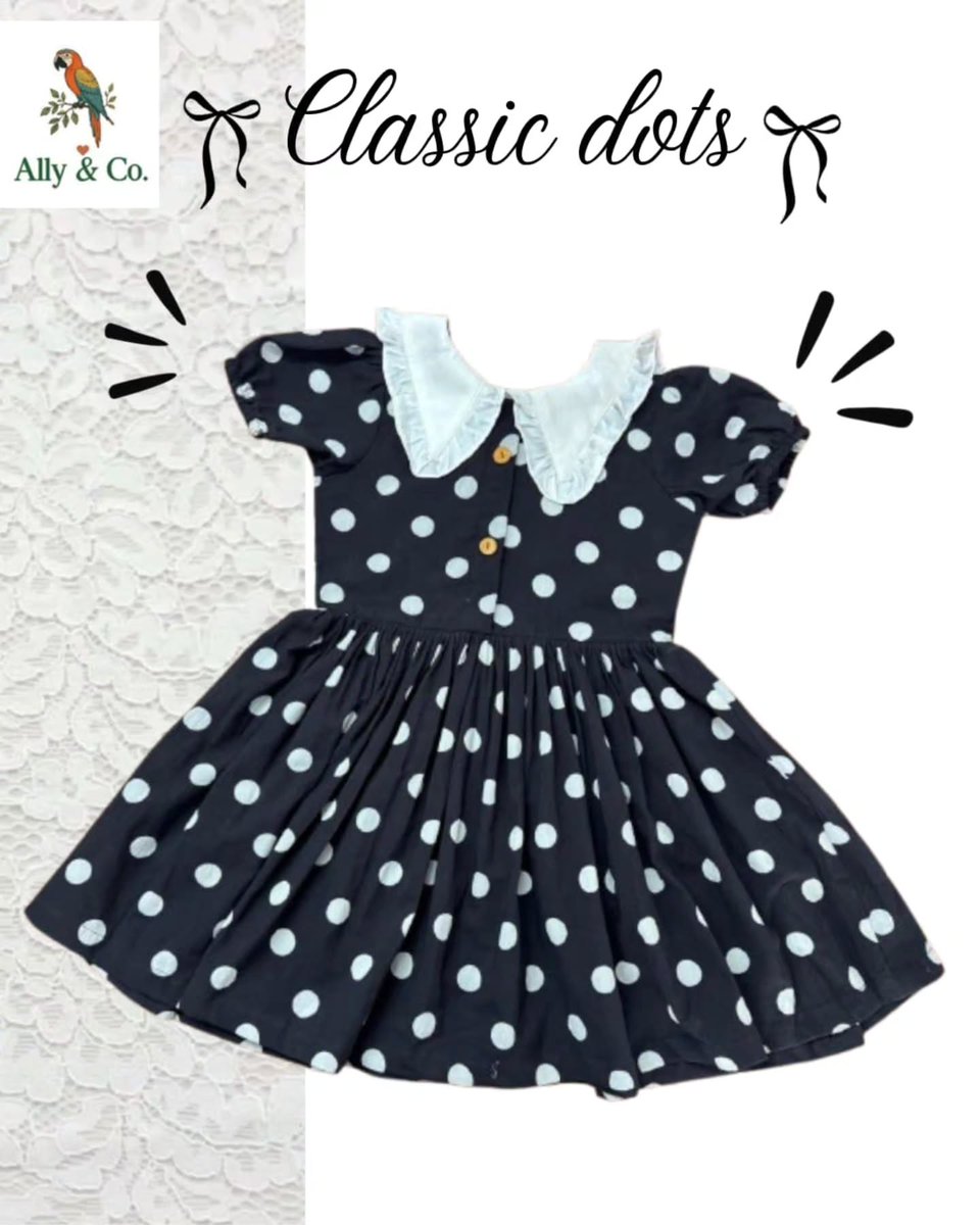 CarolTrindade6's tweet photo. Polka dots are fabulous. They make people happy, and they definitely make me happy. So fun. @allyandco kids SS2026 https://t.co/pdYHsW94LR