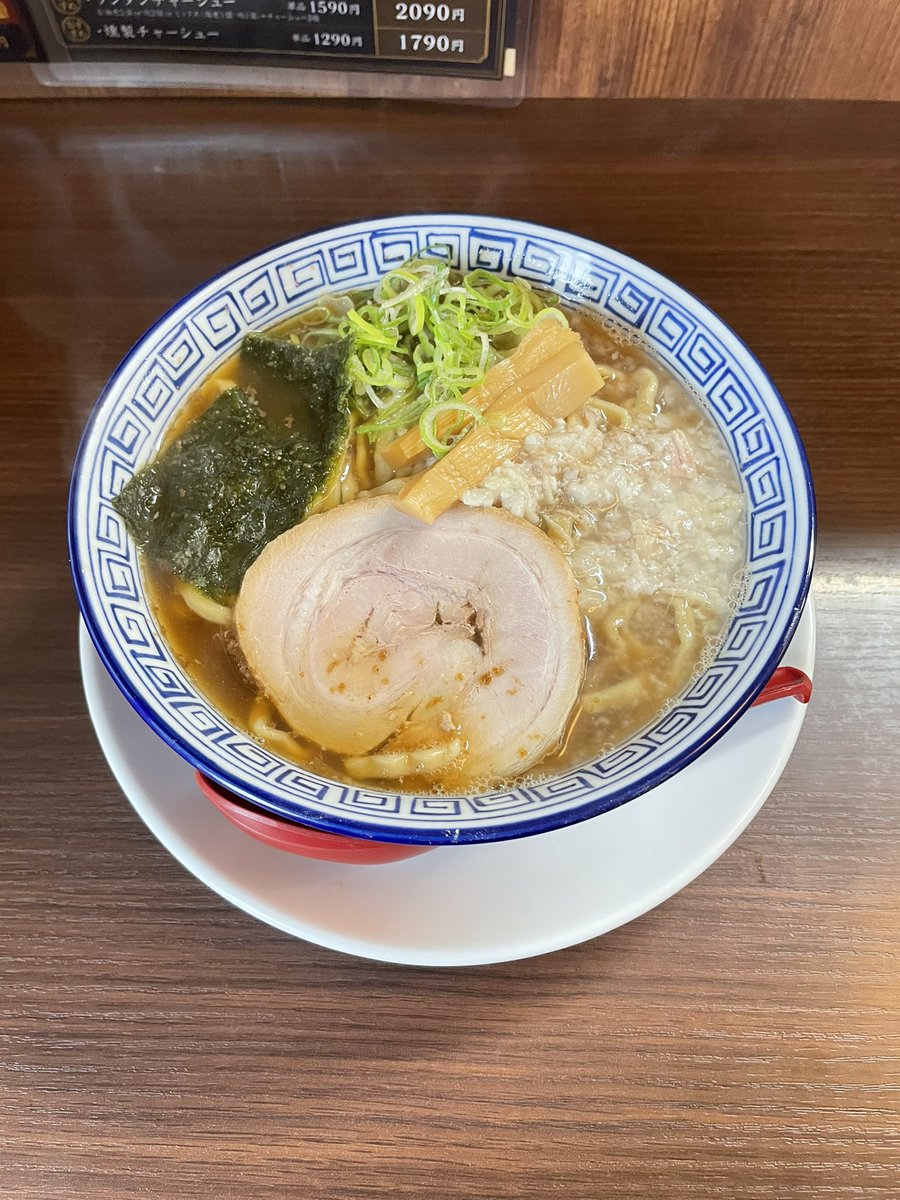 HaemonItagaki's tweet photo. 96麺目は、庄内ラーメン街道の煮干し中華蕎麦あらたでシンチャンラーメン。#んめっけ https://t.co/jOJ7oklgg9