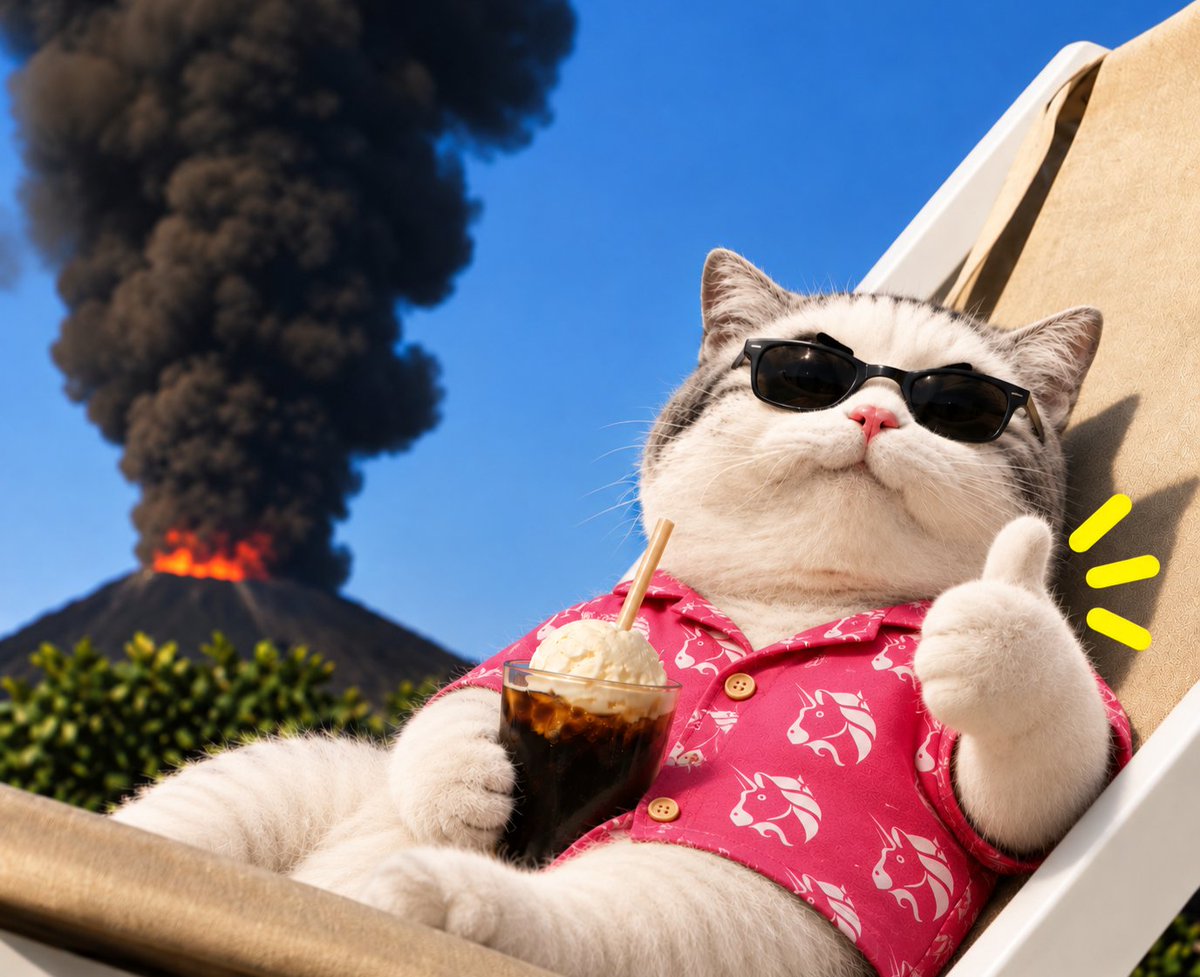 TucTucCat's tweet photo. my fellow cats,

came here to chill

did not expect this view

bro saw the thumb and went vertical 👍

even nature is bullish. https://t.co/vnj0s0MLHL