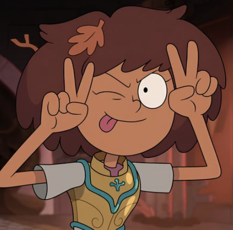 timelyqueer's tweet photo. ☆Anne Boonchuy from Amphibia is canonically Sapphic!! https://t.co/vx5JQfPiba