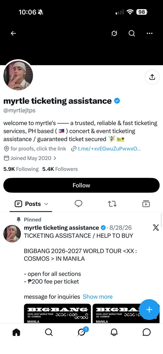 BTS_SCAMMERS's tweet photo. SCAMMERS FOR ROMANTIC TOUR MANILA PH BRUNO MARS ‼️‼️‼️

@reeseetixasst + @jstipmyrtle + @nicheticketing + @sophiesfreex 

REALE NAME : Karl Mark Pomajeros 

(13)

#TheRomanticTourPH #BrunoMarsInManila https://t.co/TK2tPwsdq8