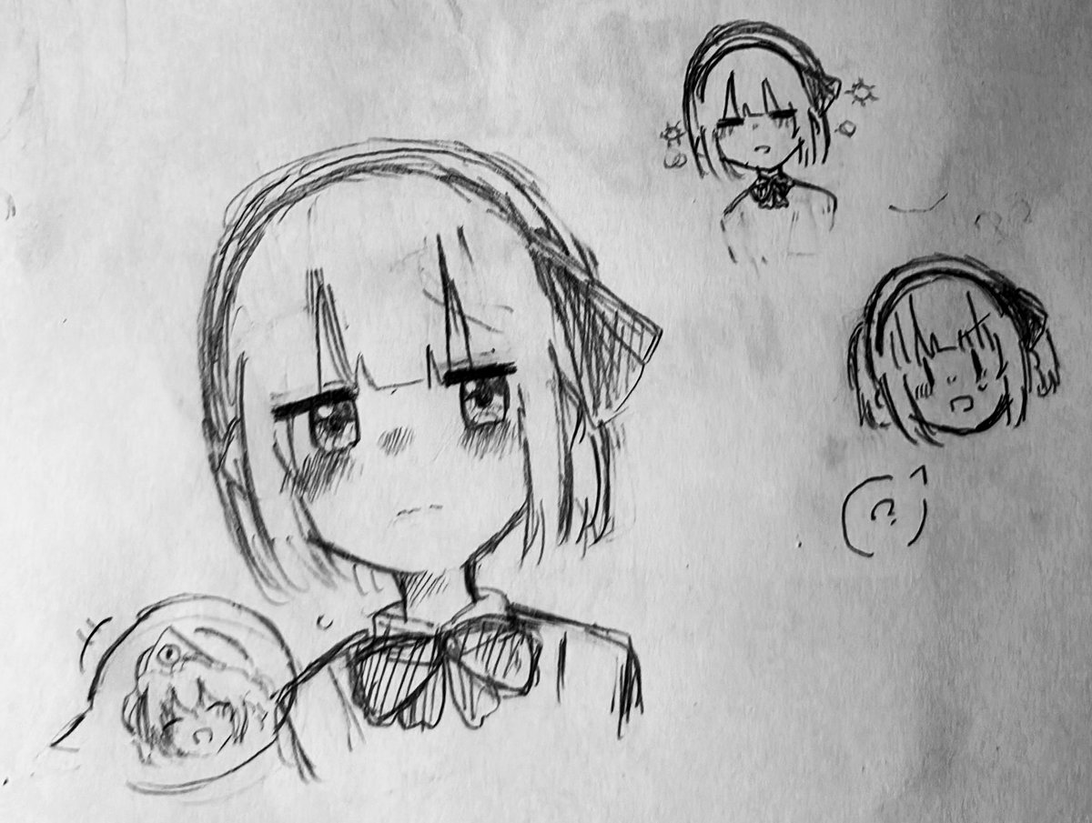 yo_ikou's tweet photo. 妹と推しキャラ描き合いっこしたときに描いてくれた妖夢
照れ顔とツインテールが可愛い… https://t.co/WpepNWcfZD