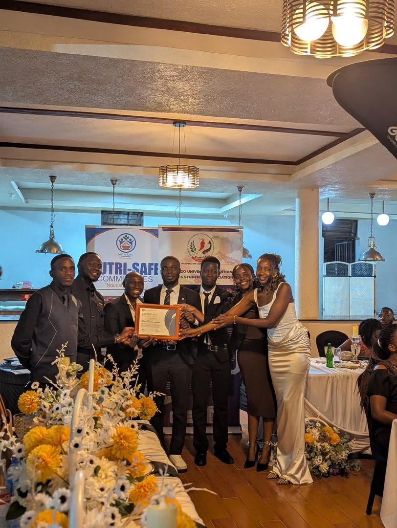 Nutrisafe_org's tweet photo. (NADSSU) Awards
On 12 September 2026, we were honoured to receive the Best Youth-Led Nutrition Organisation 2026 award at the Nutrition and Dietetics Students Society of Uganda (NADSSU) Handover and Dinner Night.
@NutriDetect
#NADSSU @MariaSchiffer3
@MinofHealthUG @KaseneneMd https://t.co/r54Ue1fKPy