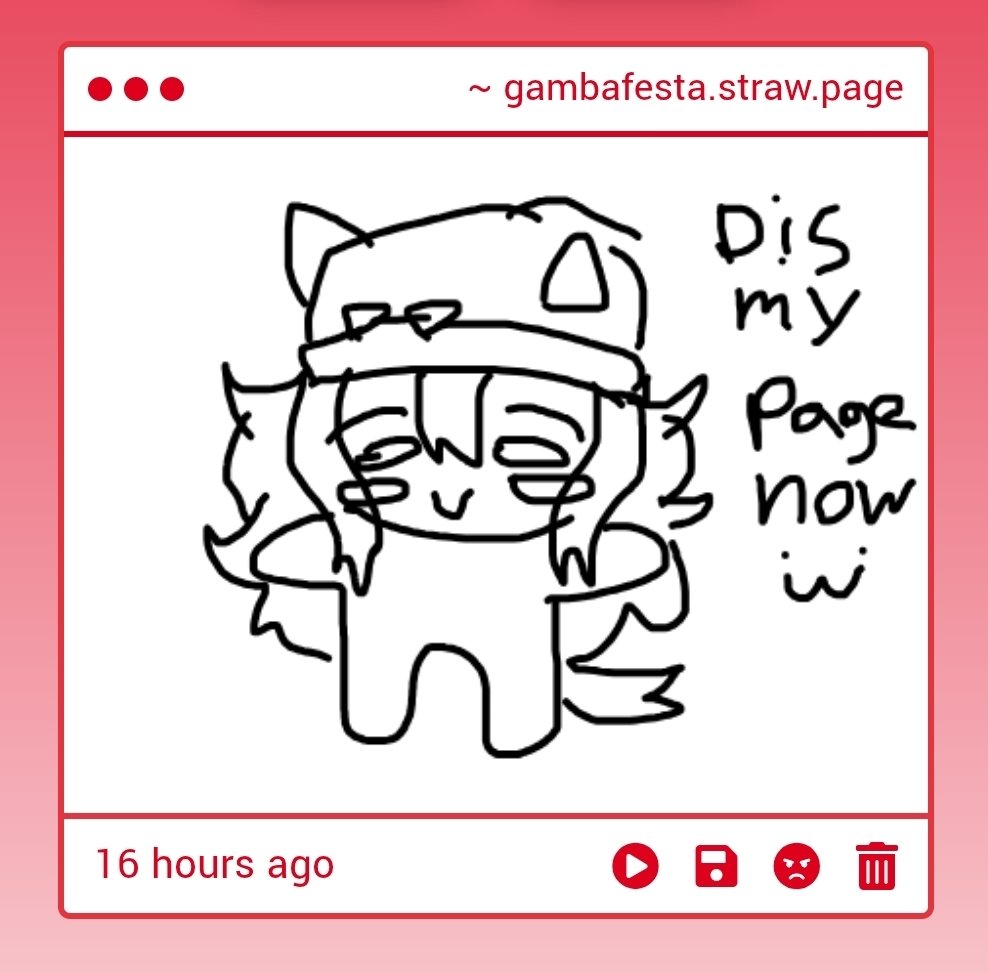 GambaFesta's tweet photo. Well, I guess I don't have a strawpage anymore. This tiny version of me took it.

Wrap it up folks. https://t.co/7m3SiYJbPD