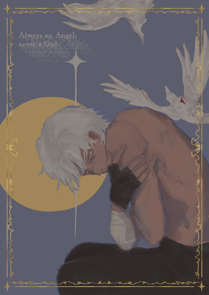 idiotsinthesnow's tweet photo. always an angel, never a god. 

#kagurabachi #natsukimisaka https://t.co/tCX7K9Yn1j