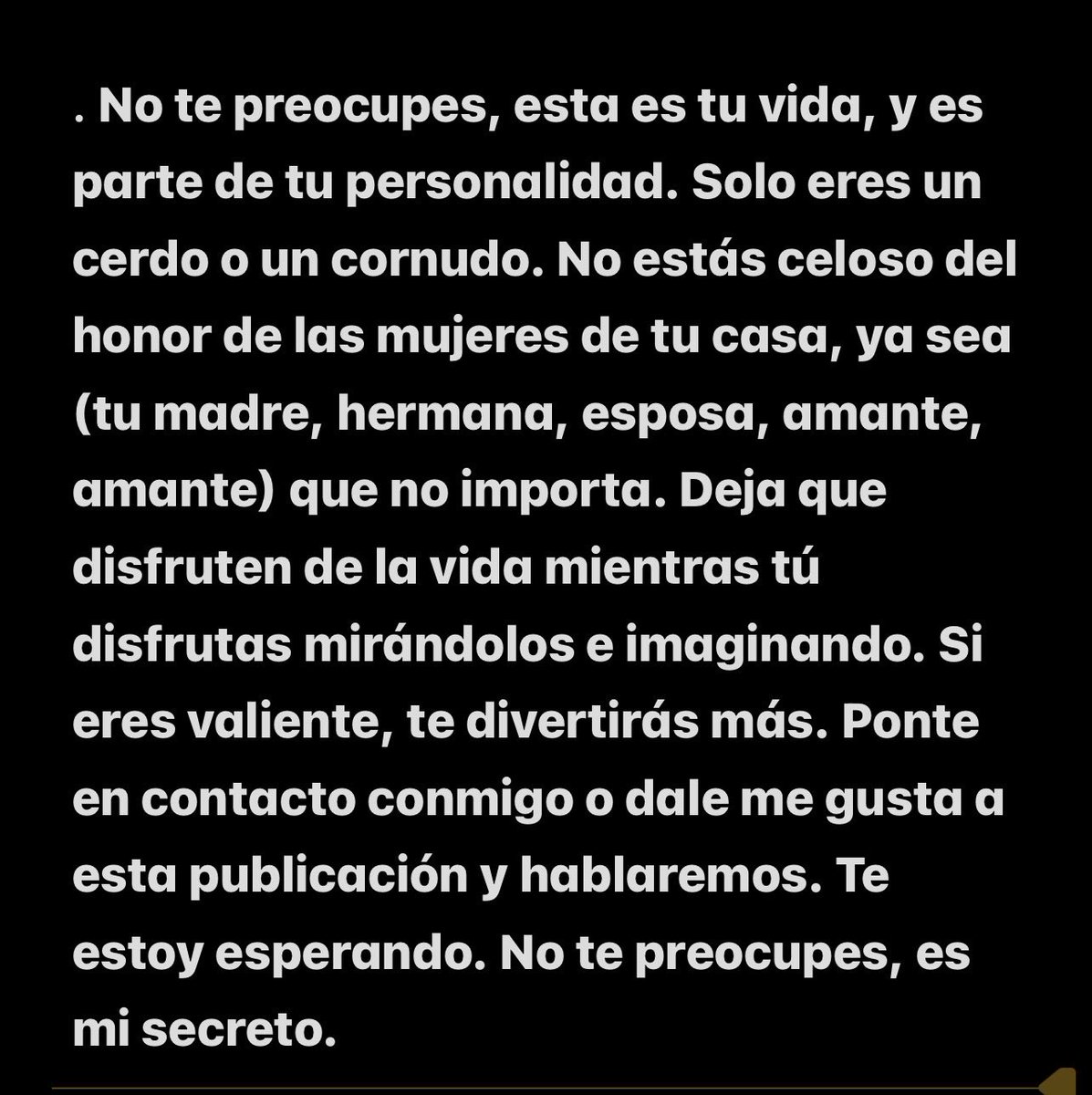 17wpn's tweet photo. Ven aquí, querida, y no te preocupes, hablaremos. 

#cornudo   #chulo   #Cuernú   #Padrote https://t.co/fVNEwKagPq