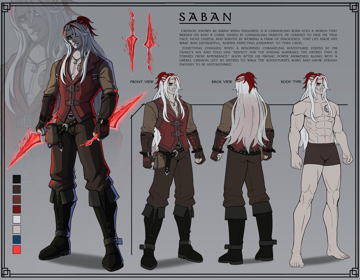 NeonLaboratory's tweet photo. repost character sheet Saban

#neonlab #oc #charactersheet #fantasy https://t.co/jh6QF9VpmI