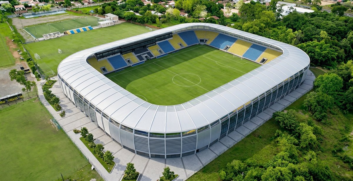 ObrasLuque's tweet photo. 📍 Estadio Erico Galeano.
Capacidad: 15 mil espectadores. https://t.co/2M3iNQEgsd