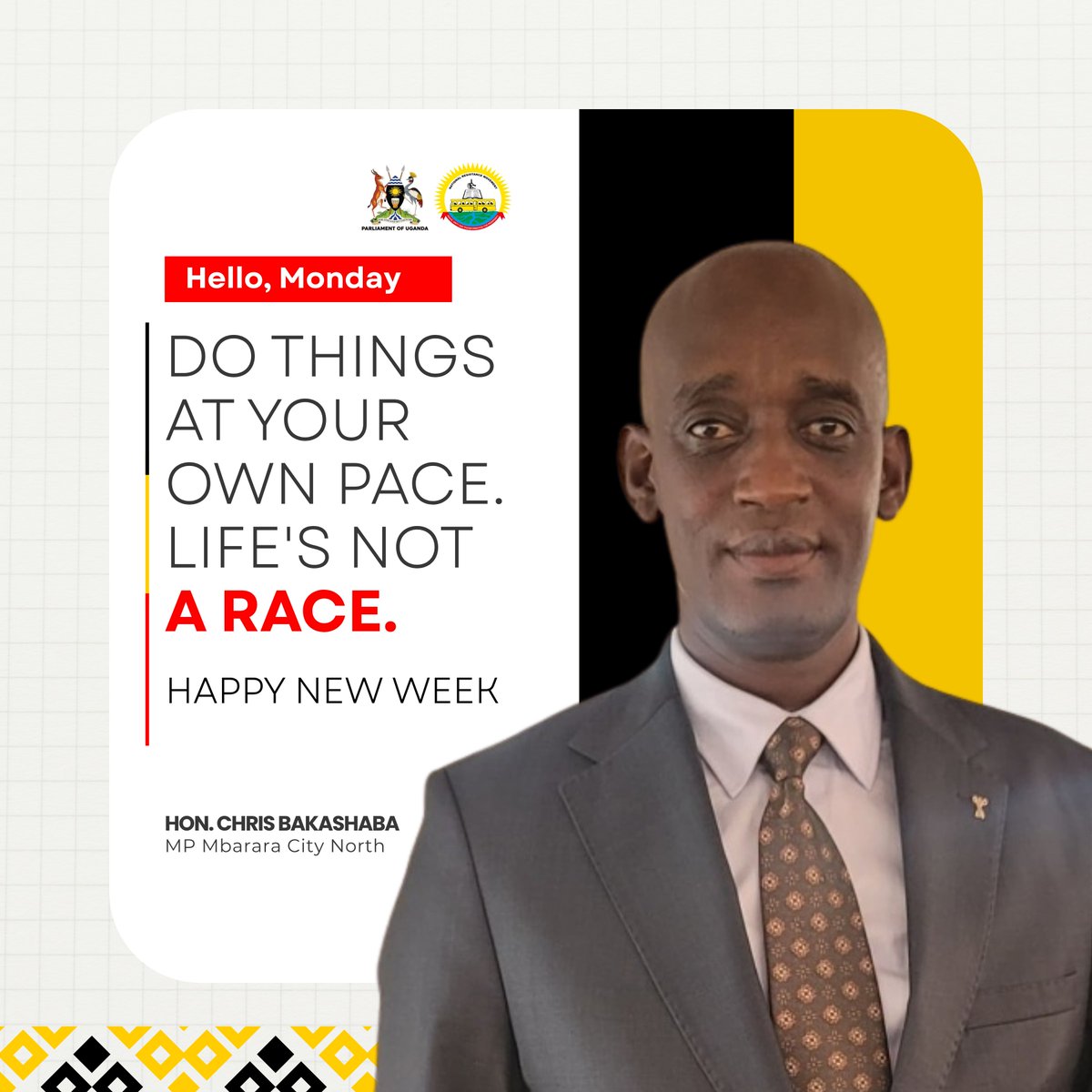 CBakashaba1's tweet photo. #Monday
To all school-going children, I wish you a safe, successful, Third Term. As you return, may you be blessed with wisdom, discipline, good health, and determination to reach your academic goals. 
1/2 https://t.co/ha8ZPOg3lj