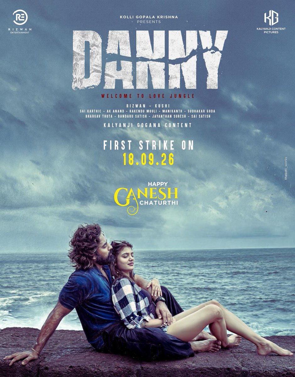 vamsikaka's tweet photo. Team #Danny Wishes You a Very Happy Ganesh Chaturthi
From the crazy combo of @itsashishgandhi & @kalyanji_gogana
#KolliGopalaKrishna presents
#DannyFirstStrike on September 18, 2026
#DannyFirstLook #KGAG2
@PROSaiSatish https://t.co/xVbsoUIZOZ