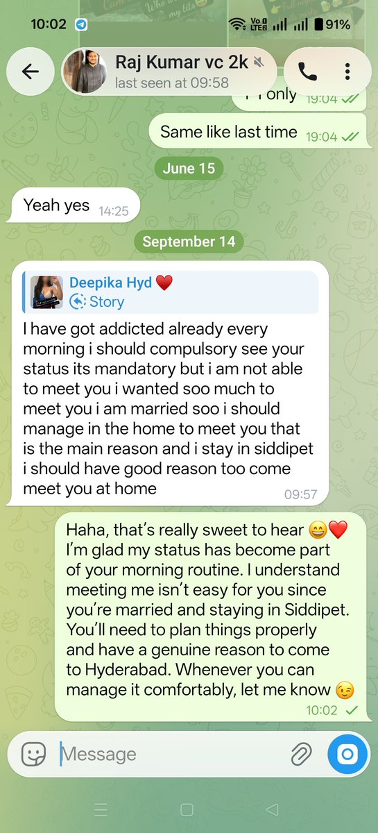 DeepikaHyd69's tweet photo. Aww, that’s so sweet of you to say ❤️😊 https://t.co/0x486HIu1e