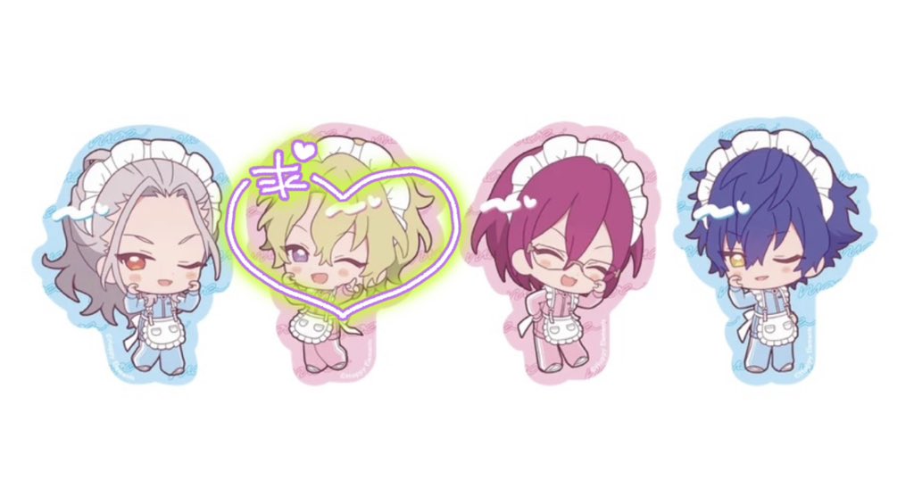 tsuki_anst's tweet photo. 【 交換 】あんスタ 萌え×2文化祭シリーズ ぺたぺたステッカー【Eden】

譲：凪砂 ジュン 茨 

求：日和

受け取り次第郵送
お気軽にお声掛けください！ https://t.co/wpEzURMV5X