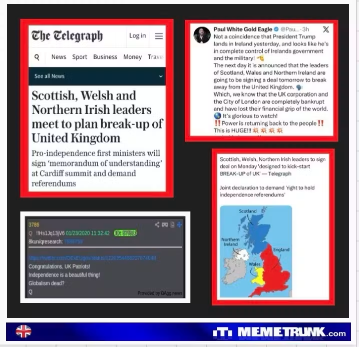PhilomenaGrady's tweet photo. The end of the road for U.K. Rule

Ireland, Northern Ireland, Wales and Scotland to break away from U.K.

NCSWIC 💞🌹🕊🌍💫 https://t.co/LbkCVB1Wig