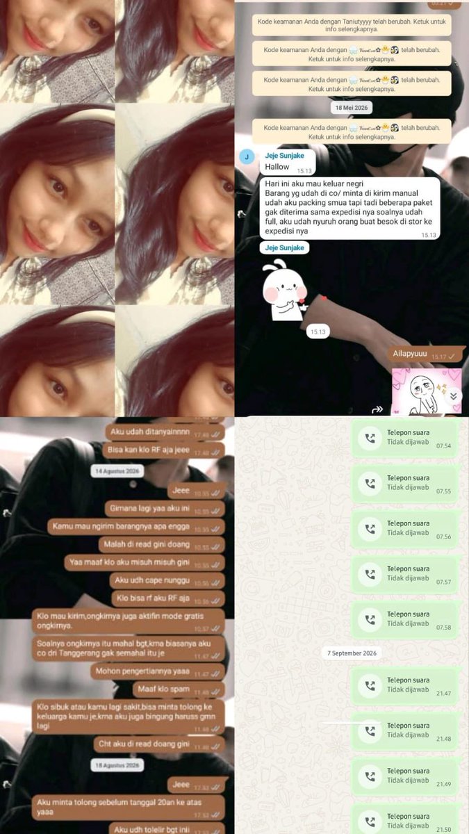 hanwonniee's tweet photo. ‼️ HELP RT ‼️

X please do your magic, anw ini aku bantu temen aku ya!!!

LAPORAN PENIPUAN GROUP ORDER (GO) K-POP

Nama yang digunakan: jeje/jessica
Nama asli :  Jessica syakila christa Valentino
Nama GO: Jekeunoo
Nomor yang terkait:
- +62 813-2000-4819 https://t.co/GmQNsk9pnS