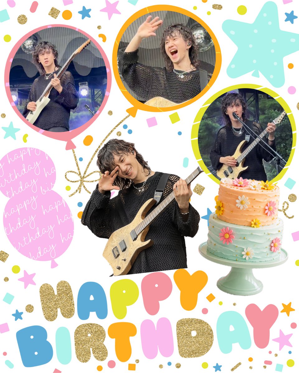 s2_2341's tweet photo. 陽一くん、32歳のお誕生日おめでとう🎂
陽一くんがいつまでも好きなことを楽しんでできるようにこれからも応援させてね🎸🤿👟   =͟͟͞͞⚽️📸
また一緒に楽しい時間を過ごせるのを楽しみにしています🐾♡
時を重ねるごとに深まる大人の魅力がさらに輝く素敵な1年になりますように🍀*゜
#Yoichi誕生祭2026 https://t.co/jK6DZFdAIg