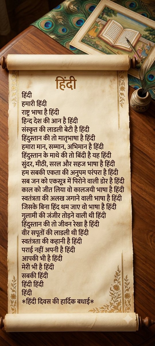 GarimaM73487403's tweet photo. #Hindidiwas https://t.co/CllhSsEHBk