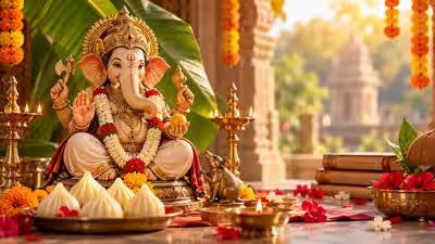 realdevanshjain's tweet photo. There’s something special about Ganpati. Every year, Bappa brings homes alive, communities together and joy to every corner. May He bless us all with happiness, health, prosperity and the strength to begin again with hope.

Ganpati Bappa Morya!

#GaneshChaturthi https://t.co/07X4FYRVwB