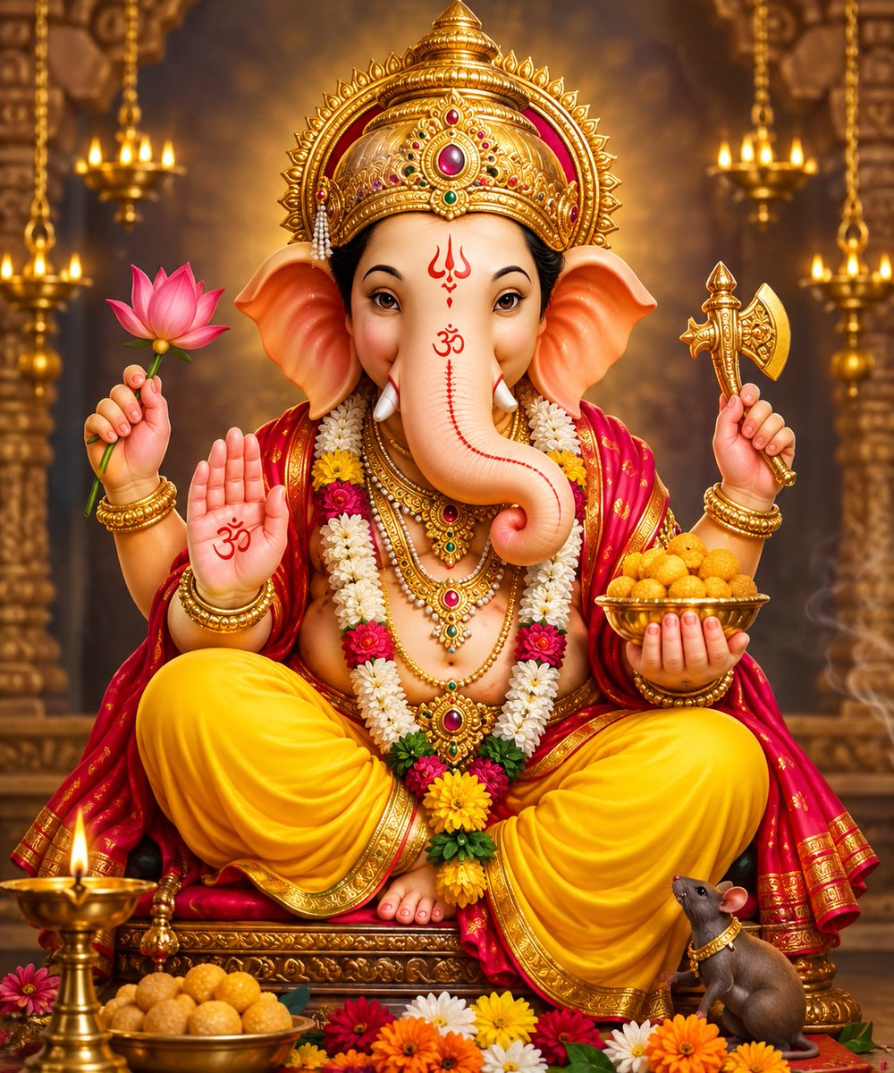 aloktrip90's tweet photo. गणपति बप्पा मोरया! 🙏🌺

विघ्नहर्ता श्री गणेश जी आपके जीवन से सभी बाधाएँ दूर करें और सुख, शांति, समृद्धि एवं सफलता से आपका घर भर दें।

आप सभी को गणेश चतुर्थी की हार्दिक शुभकामनाएँ! 🐘❤️🙏 https://t.co/rSpS1qOnBN