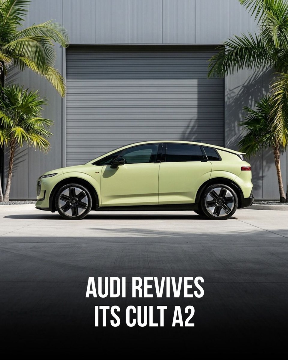 auto_ae's tweet photo. The Audi A2 e-tron revives the original’s efficiency-first philosophy with a 401-mile (646-km) range. It replaces the A1 and Q2 at Audi’s entry level as an EV-only model. Has Audi brought back the A2 at the perfect time?
🚗 https://t.co/0xCiPCfUqO
#autoae #carnews #Audi #AudiA2 #A2eTron