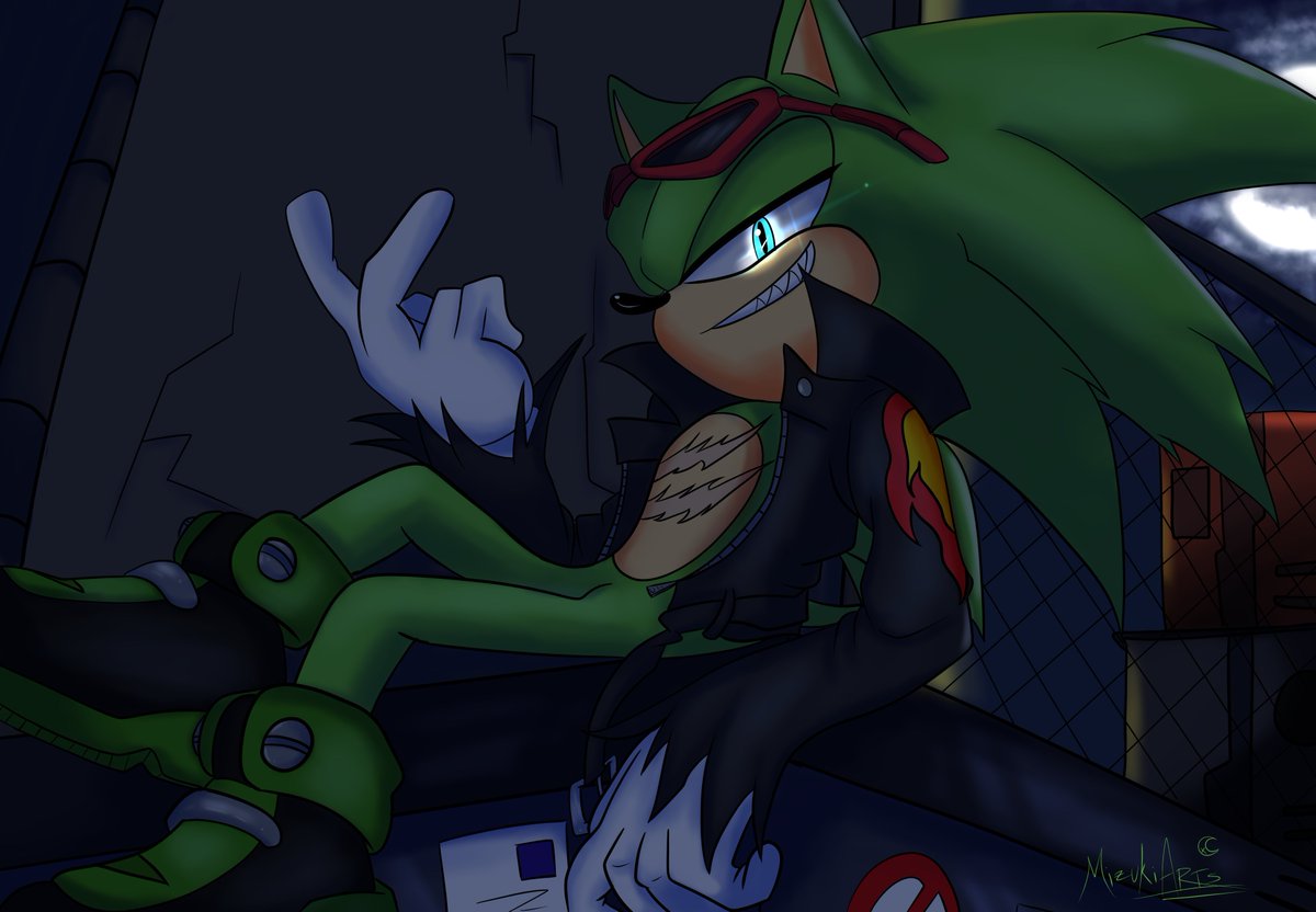 mizuki_shinobi4's tweet photo. “Oi, relax, would ya? I ain’t gonna bite... unless you give me a reason to.” ~ Scourge the Hedgehog
#scourgethehedgehog #scourgefanart #scourge #sonicfanart #sonicthehedgehog #digitalart #clipstudiopaintpro https://t.co/m8KJfsK563
