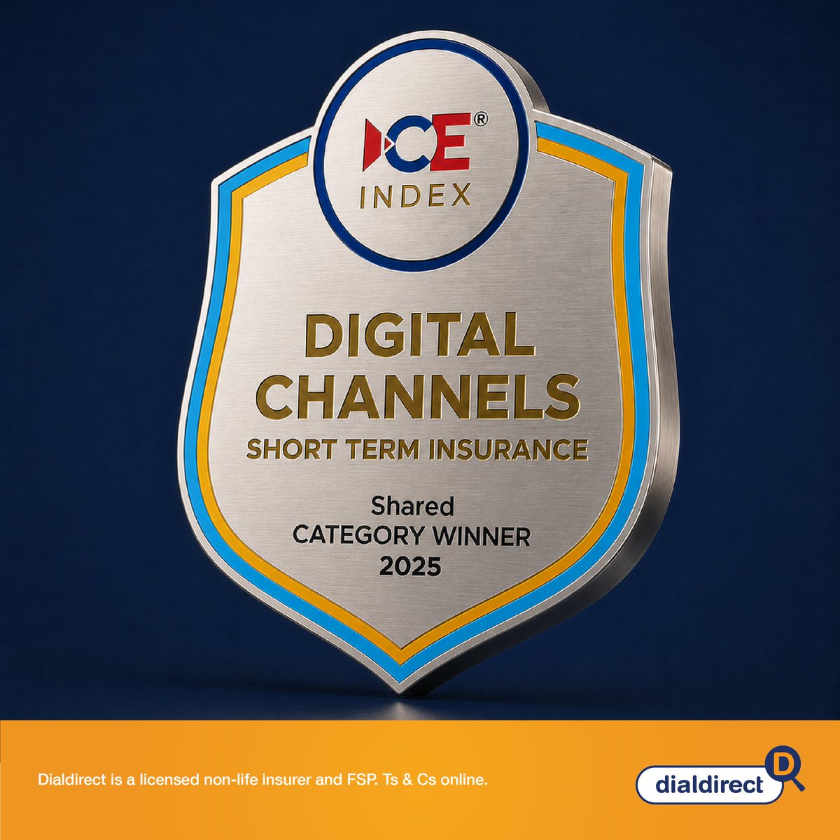 dialdirect's tweet photo. This one's based on real customer experience and not just a popular vote. Dialdirect has been rated #1 for Best Short-Term Insurance Product in the CE Index 2025. Clear cover with no yada yada. Get a quote today at https://t.co/dzk9yFYSXp. 

#Dialdirect #LoveDial #AnotherOneCovered